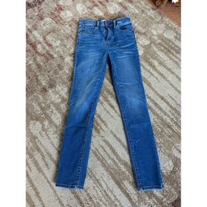 Abercrombie Fitch Women's 27 Super Skinny high rise stretch minimalist